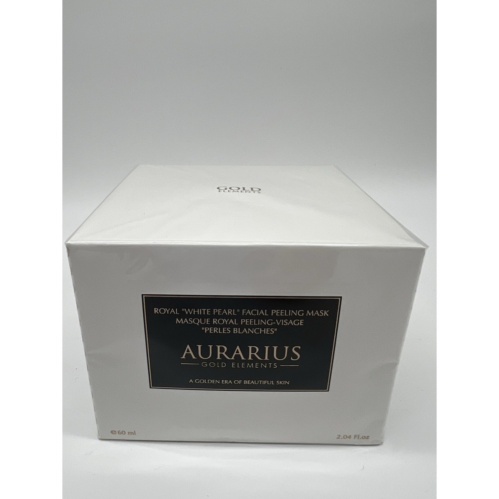 Aurarius Gold Elements Royal "White Pearl" Facial Peeling Mask New In Box